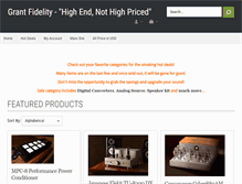 Tablet Screenshot of grantfidelity.com